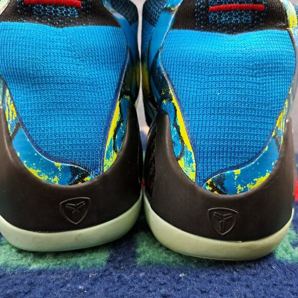 %Size 13 - Nike Kobe 9 Elite Perspective Men Sneakers Neon Turquoise/Volt - A1 main image 7